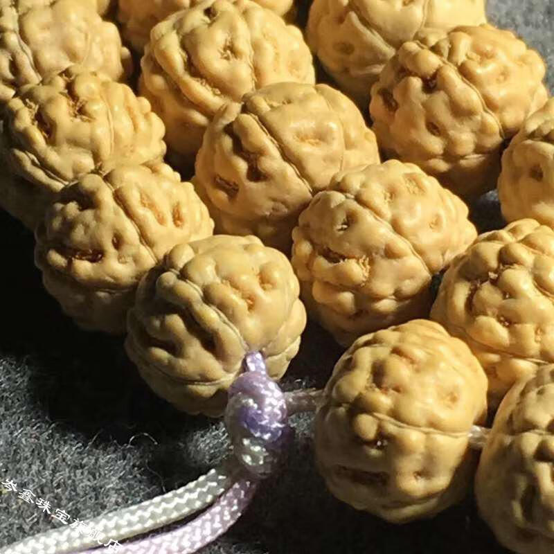 金刚菩提手串蛤蟆背小金刚菩提108颗佛珠菩提子文玩手串五瓣六瓣蛤蟆