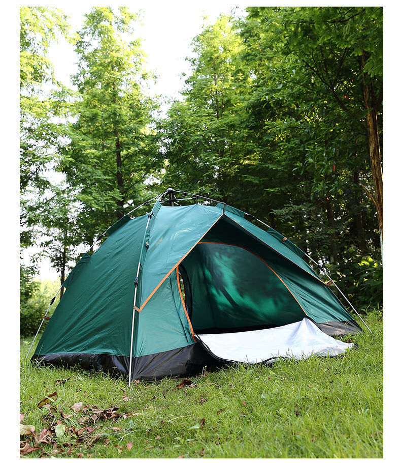 冬季精选帐篷户外野营34人防雨防晒野外帐篷全自动3秒速开便携式露营
