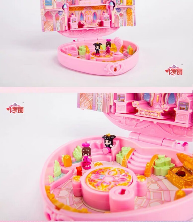 叶罗丽宝石盒子娃娃屋时希冰公主四时钟房子女孩玩具浮云楼礼品宝石