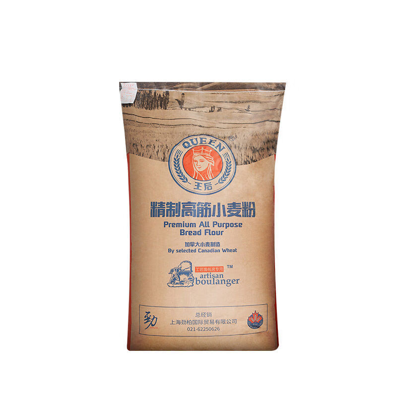 后面粉 25kg 皇后全麦面包吐司柔风糕点粉烘焙原料 (后)柔风吐司粉