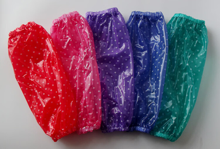 女洗碗用【加厚袖口宽松紧带】防油防水皮袖套 男女防水套袖护袖 pvc