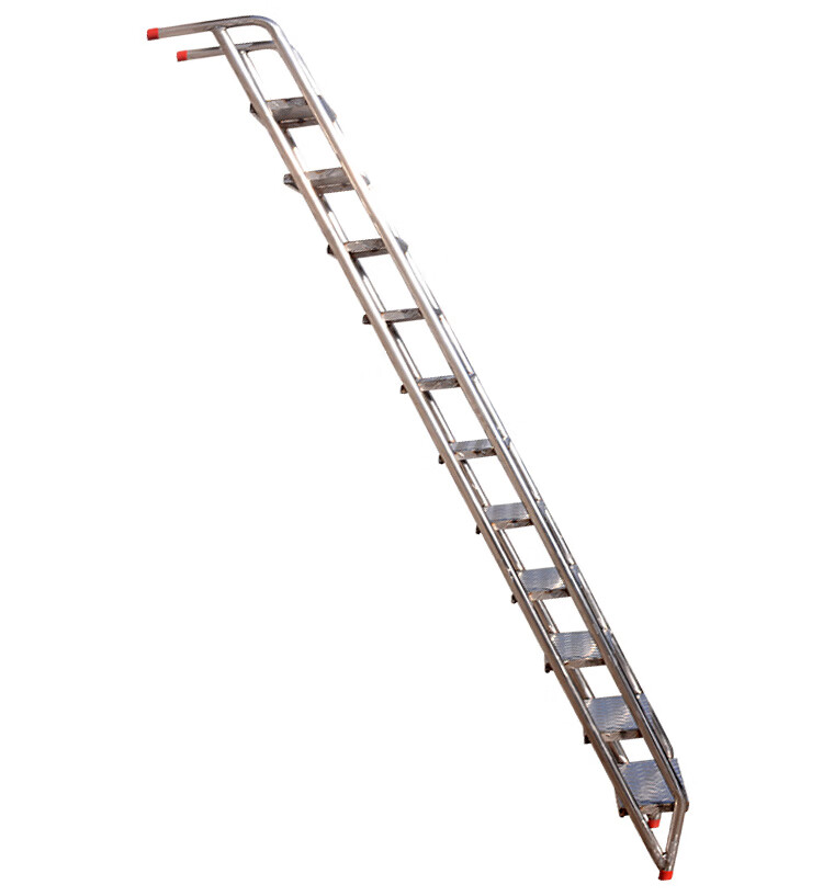 不锈钢直梯阁楼楼梯家用室内户外梯子登高梯爬梯移动梯工业用梯子5