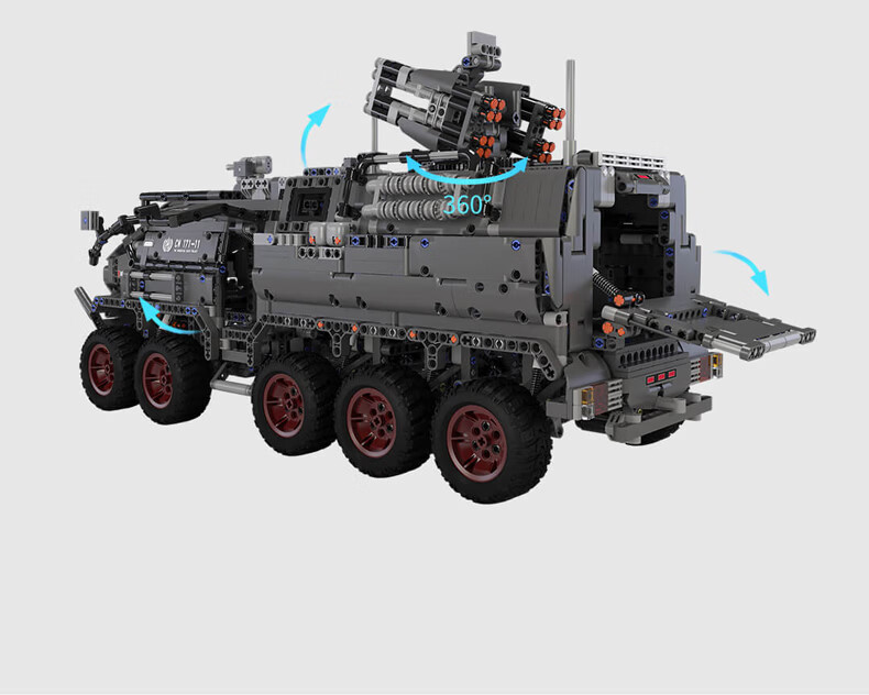 onebot流浪地球运载车cn171运兵车模型成年高难度拼装小米积木cn171运