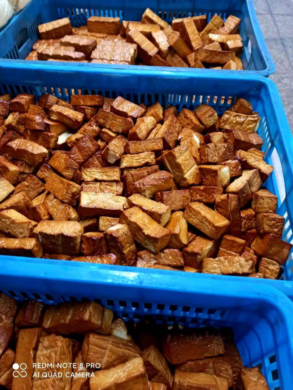 永康特产盐卤油炸豆腐泡五香豆干香干发当天现做新鲜烟熏豆腐干 中号