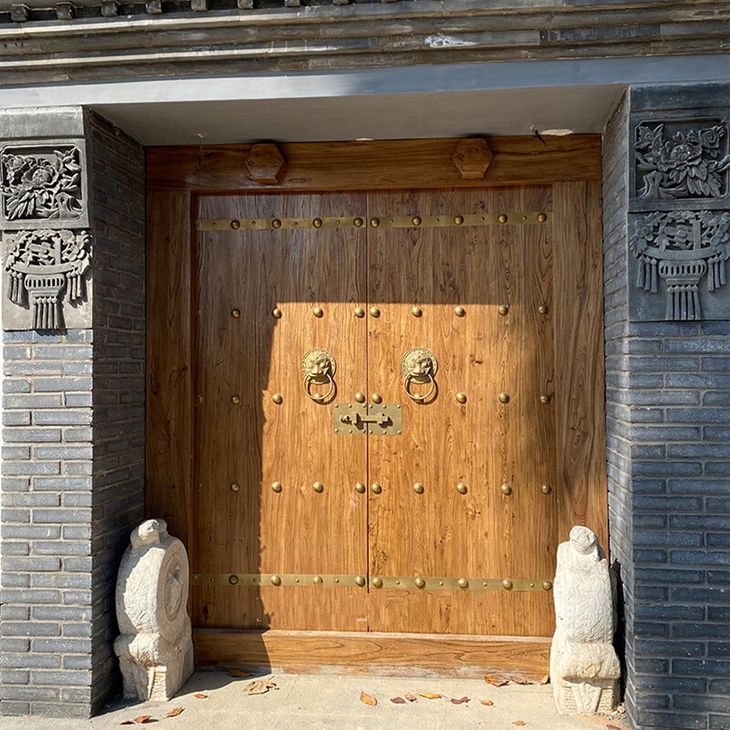 实木大门双开木门别墅大门苏氏园林仿古四合院古建大门中式庭院门