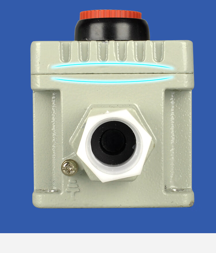 la53防爆按钮盒380v1hh2h3防暴远程控制急停旋钮开关盒防水220v三位