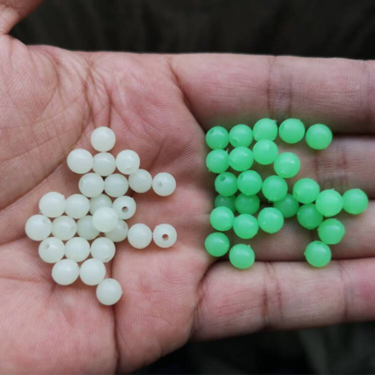 夜光太空豆 海钓夜光珠夜钓深水钓鱼圆发光珠荧光挡珠挡豆太空豆海杆