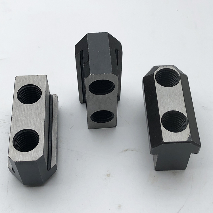 古之南卡盘t型块液压三爪卡盘t型滑块油压软爪连接块卡盘配件5681012