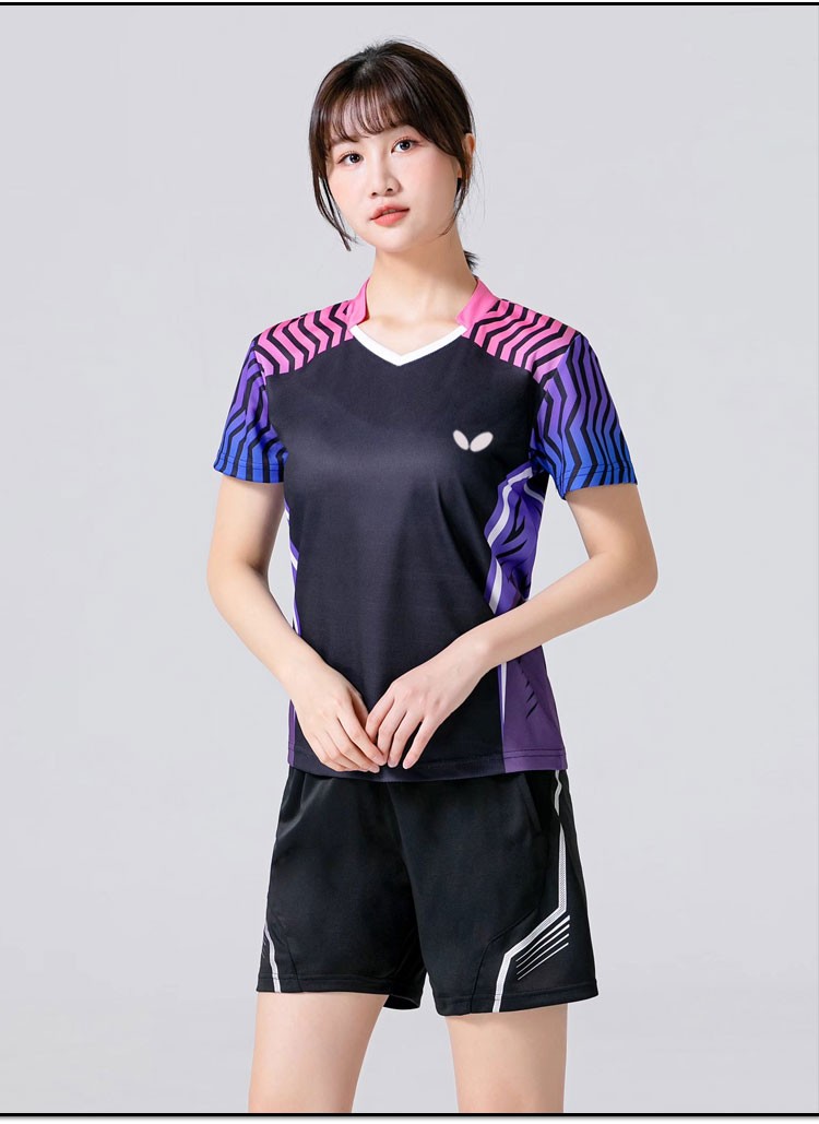 透气蝴·蝶乒乓球服套装男女网眼速干比赛球衣夏团队训练运动服定制