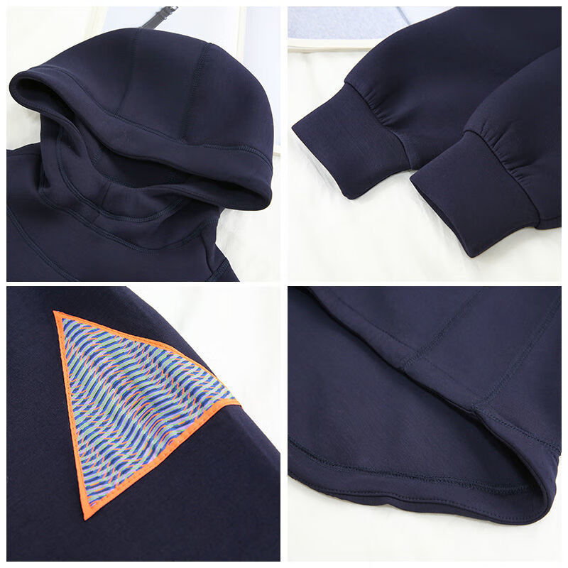 洋气减龄连帽空气棉卫衣女韩版宽松2021年新款秋冬太空棉上衣加厚红色