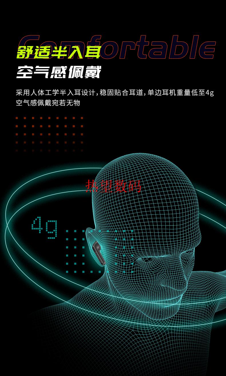 漫步者GM5耳机双耳模式图片