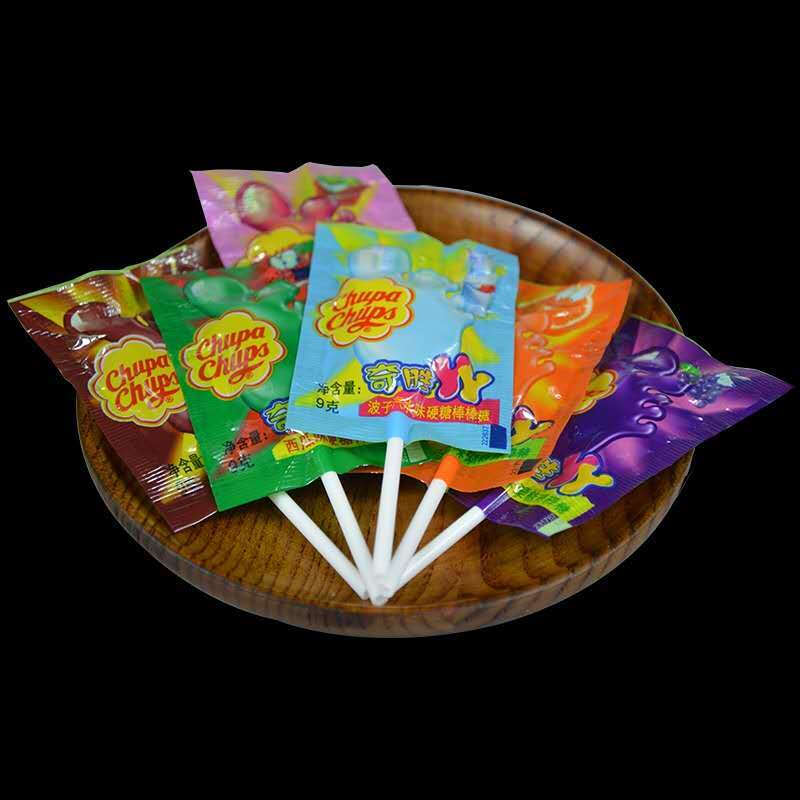 小脚丫棒棒糖水果糖草莓香橙可乐波子汽水西瓜可备注挑选口味丫丫20支