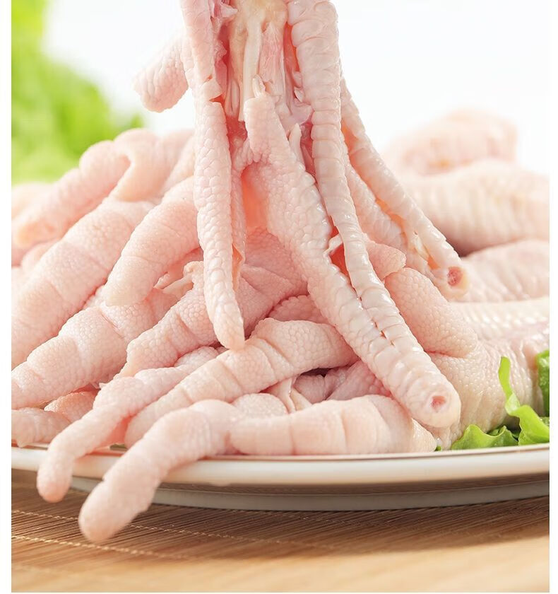 新鲜无骨鸡爪生冷冻鸡爪生鲜鸡脚泡椒凤爪小零食商用生鲜 无骨鸡爪 无