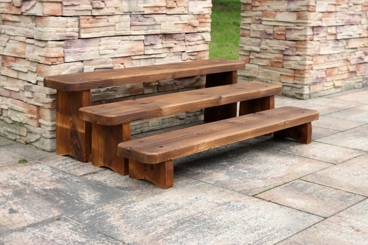 珑嘉乐碳化实木多层阶梯花架阳台庭院木制台阶踏步增高花园花几肉肉