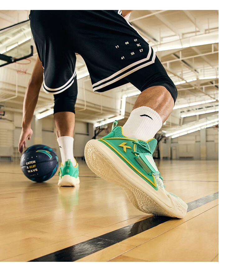 11预售】安踏男鞋篮球鞋男水花2代秋冬季新汤普森kt透气男鞋运动鞋