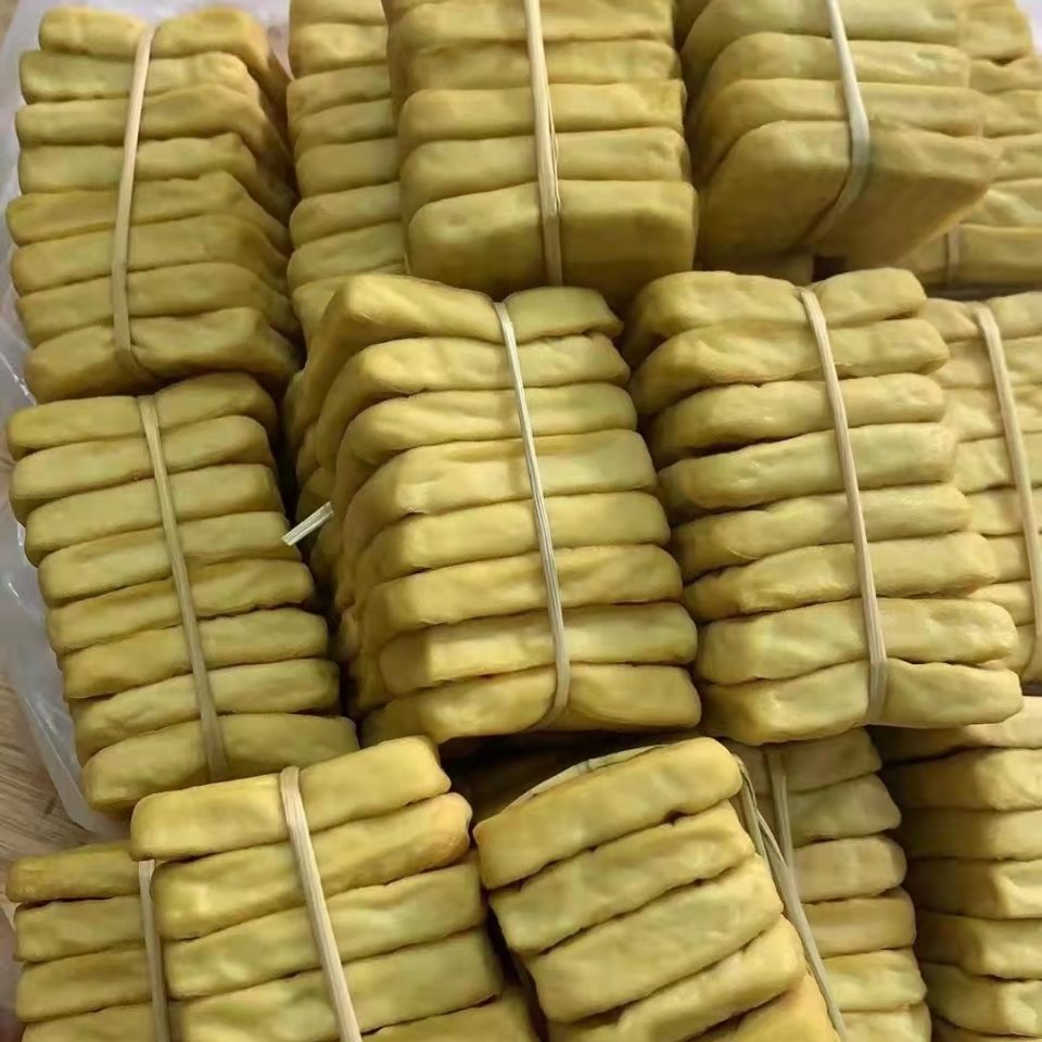 平远客家梅州平远特产正宗热柘豆干广东省内发货1000克 捆扎600克