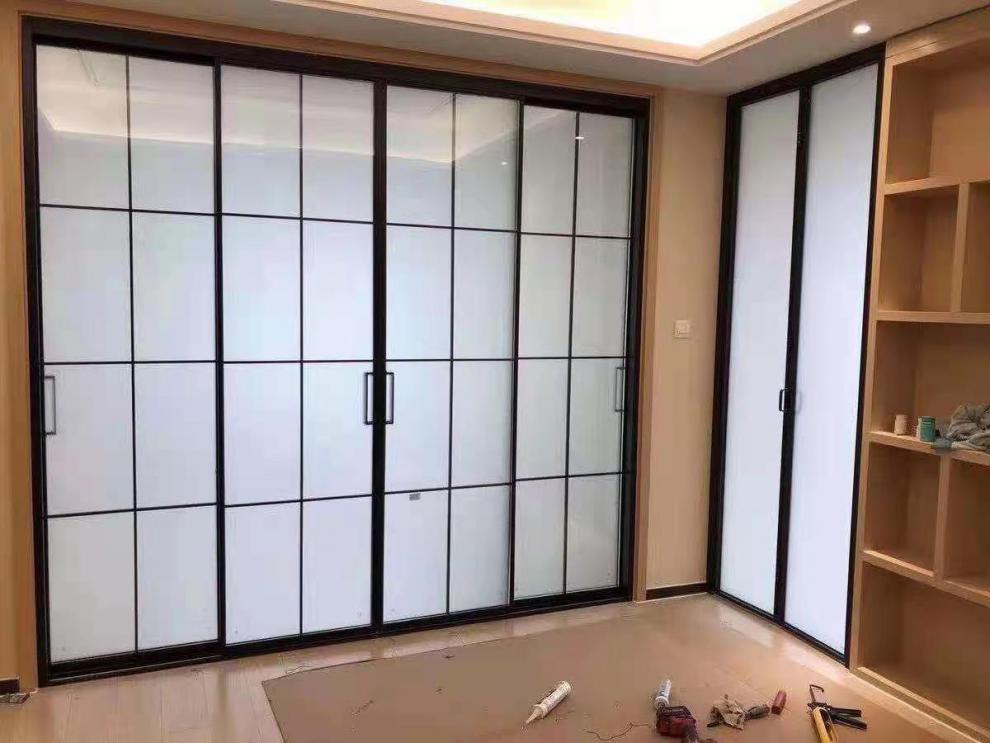 智家派 定制铝钛镁合金门推拉门隔断门卫生间门阳台玻璃移门极窄推