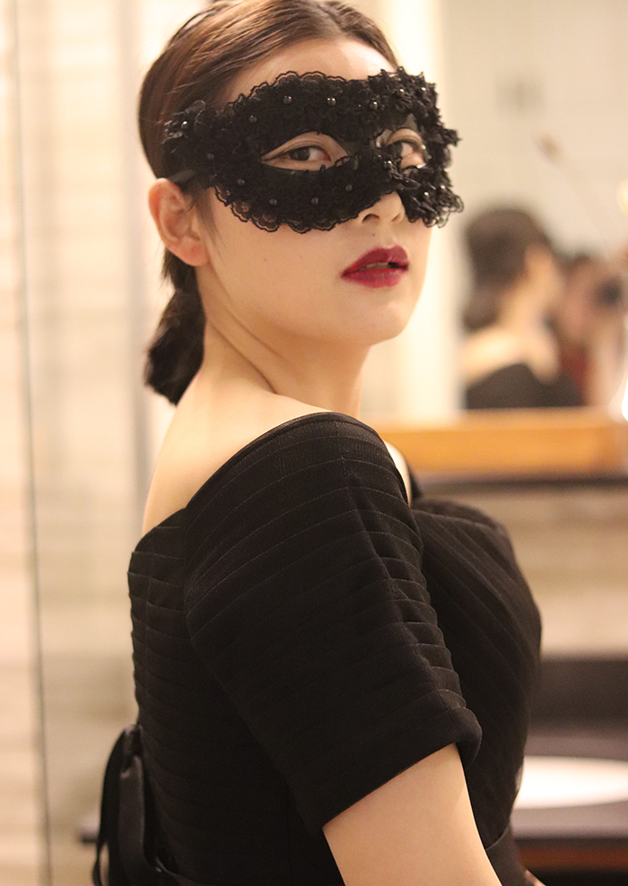 家居万圣节圣诞节日节庆表演美女女款假面舞会派对面具歌手蒙面黑色潮