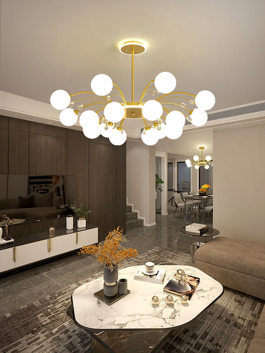 客厅吊灯新款灯饰灯具大全大厅简约现代卧室餐厅客厅吊灯顶部无发光