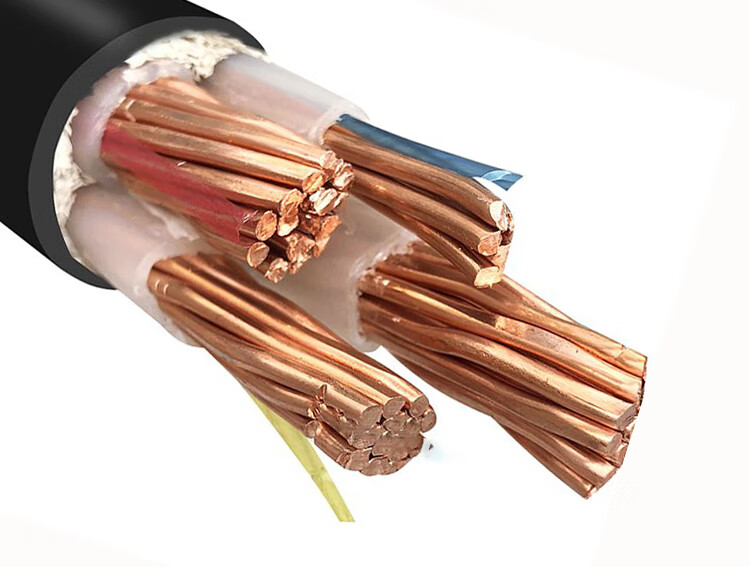 国标电力铜芯电缆线yjv345芯507095120150240平方工程户外国标纯铜