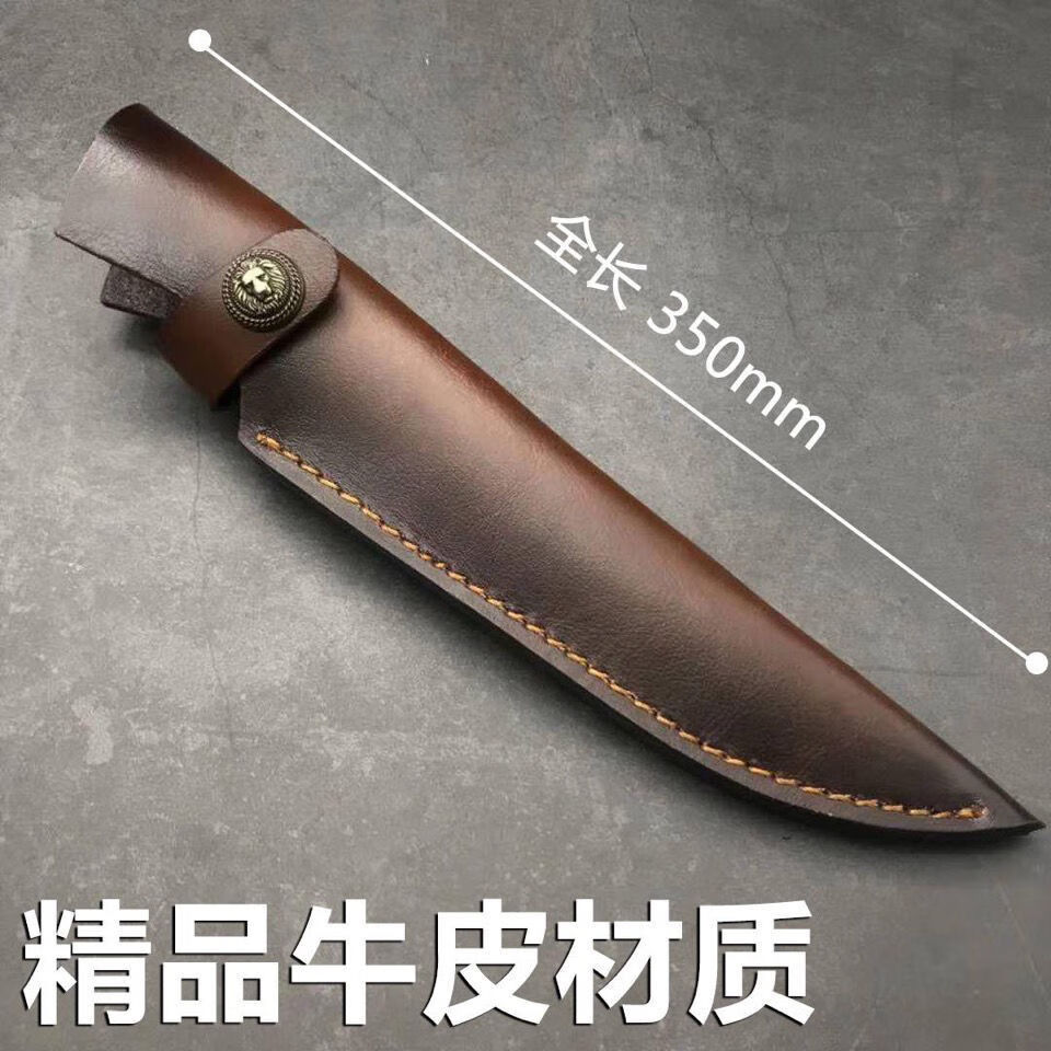 可挂腰带通用型刀套高质量牛皮套手工刀鞘刀壳绑腿皮鞘便携牛皮刀套