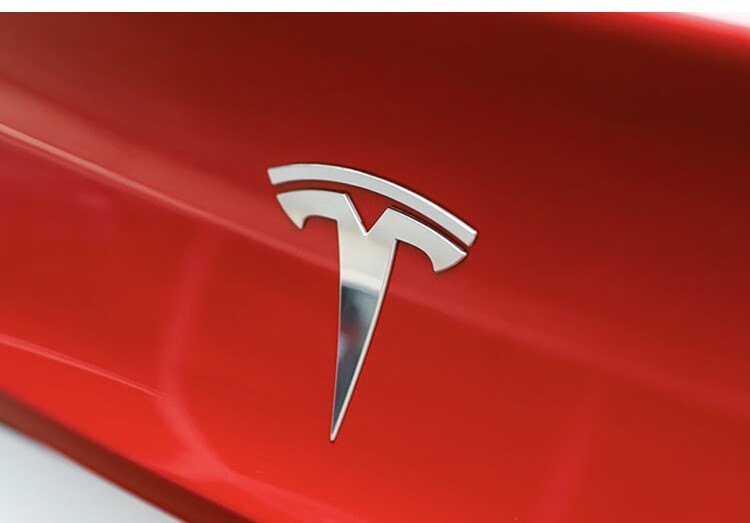 特斯拉原厂款车标model丫适用于model3 y替换车尾标银色黑色 modely