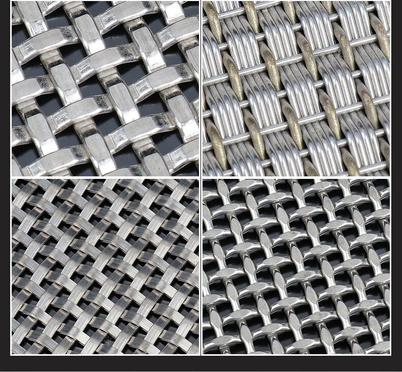 轧花网304不锈钢筛网钢丝网编织网方格加粗网栅网片大