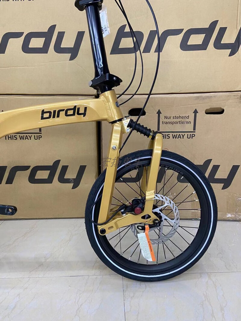 birdy折叠车德国鸟车代理new birdy standard18寸9速铝合 granite岩