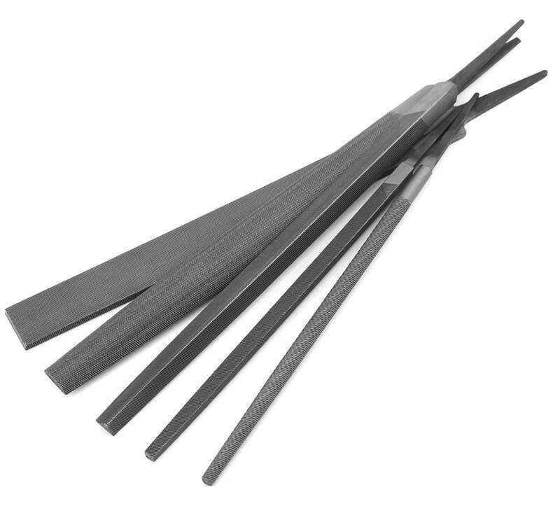 锉刀无柄锉钳工锉整形锉圆锉三角锉四方锉扁锉半圆锉612寸金属挫6寸