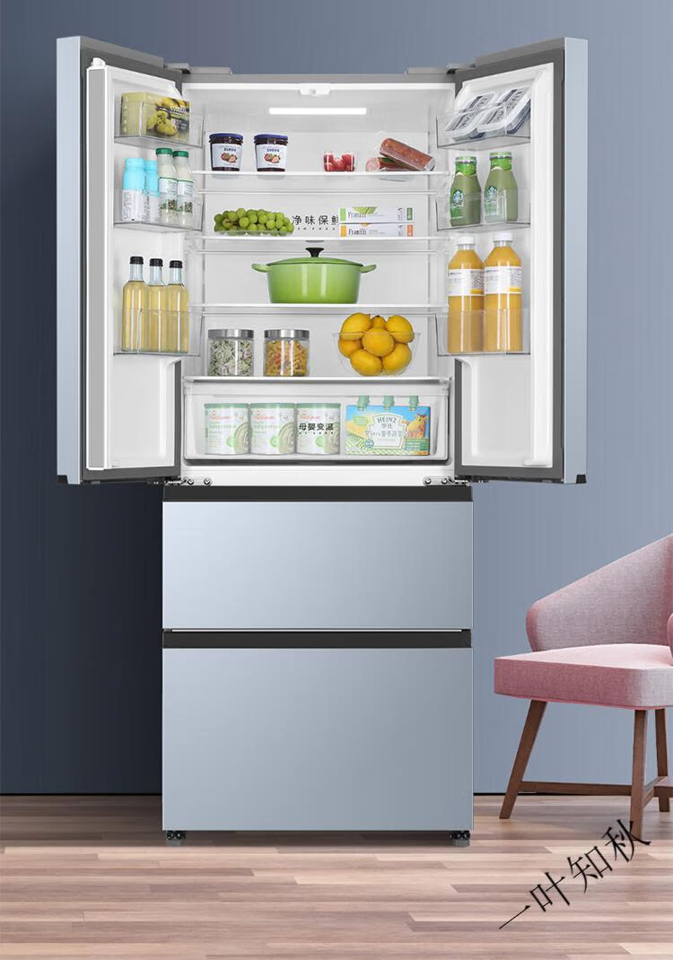 【家电焕新】haier/海尔 bcd-405wbpzu1风冷无霜法式多门一级变频智能