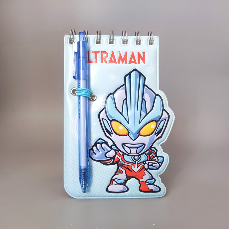 手账本儿童男孩奥特曼线圈本口袋本学生异形小笔记本手账本彩色便签本
