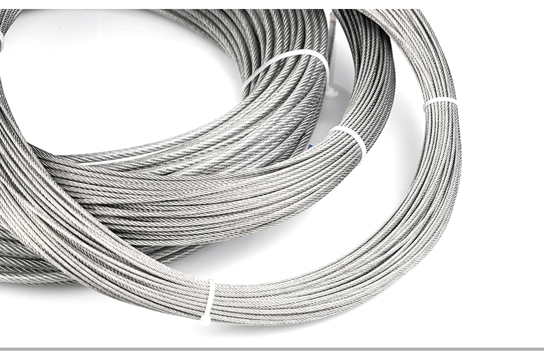 304不锈钢钢丝绳钢丝线包塑包胶超细软晾衣绳子1mm2mm3mm4mm5mm包塑08