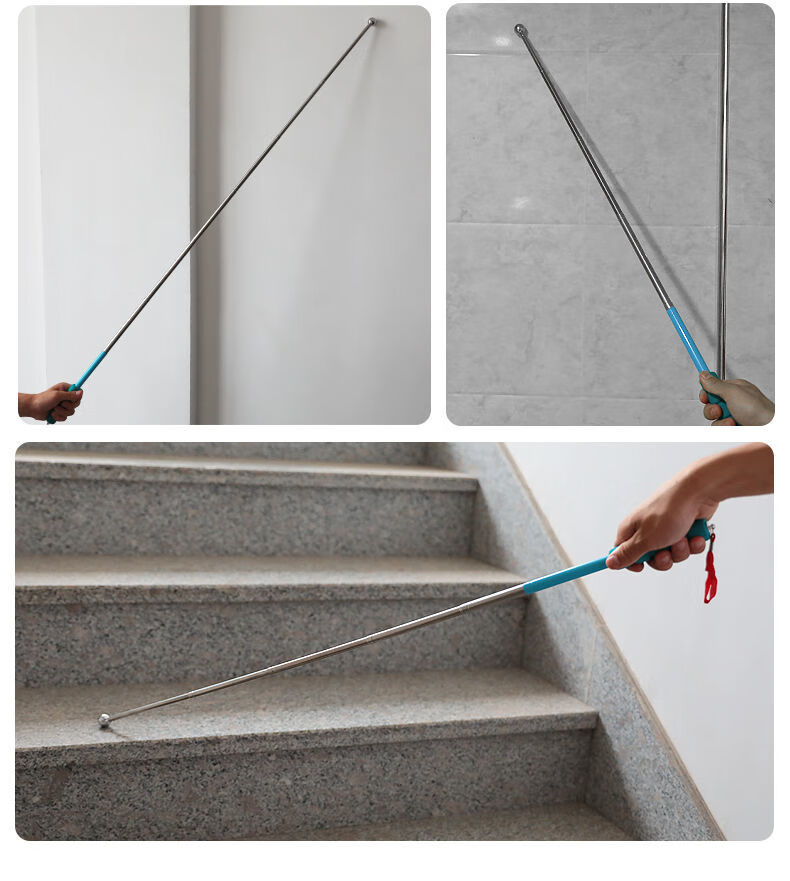 伸缩空鼓锤加厚墙面检验锤响鼓锤验房工具敲墙棒瓷砖验收检测锤子