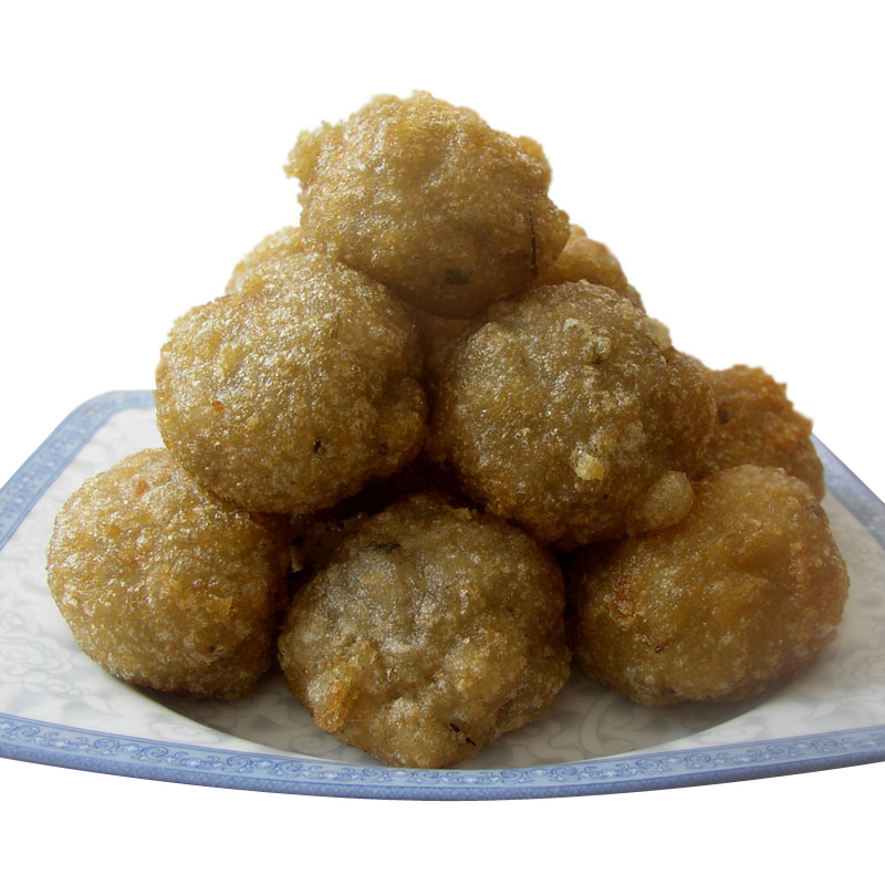 安庆桐城特产 糯米山粉圆子红薯粉山芋粉糯米圆子烧肉涮火锅500克