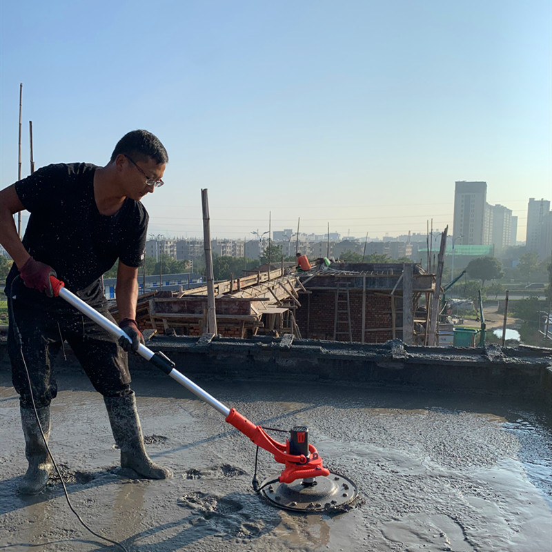 水泥砂浆收光机手持式磨光机混凝土收面地坪抹平抛光抹墙机3800w加长