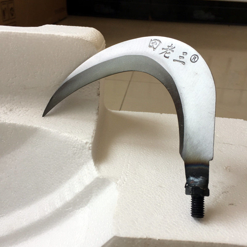 伸缩杆勾刀钓鱼割水草刀户外野钓割芦苇清理钓位进口钢材手工锻打镰刀