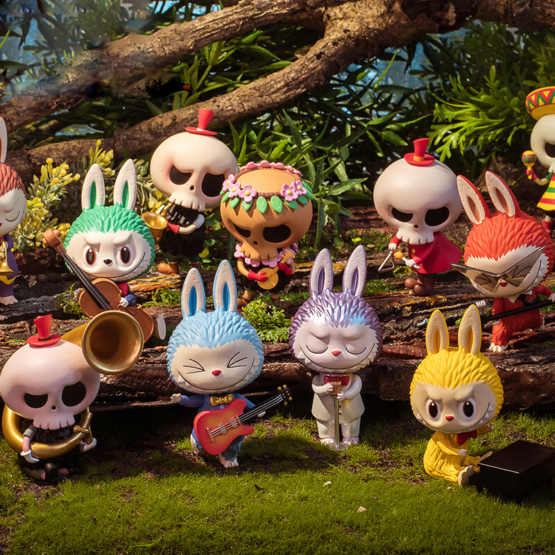 labubu拉布布盲盒女孩摆件2021网红新款2020公仔礼物男生版 拉布布