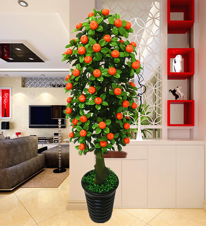 假树18米金钱树仿真植物树落地办公室内客厅大型绿植装饰花盆栽14米