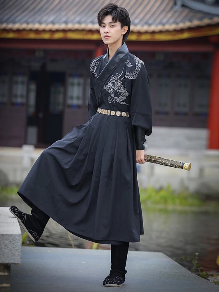 卫飞鱼服古装长袍表演服影视男锦衣之下同款武侠捕快官服演出服原创明