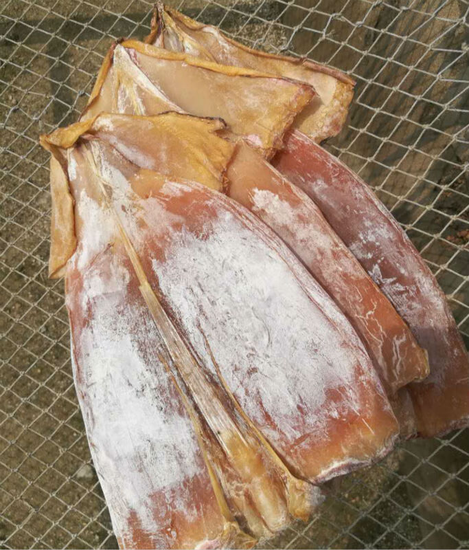 500g淡晒微盐鱿鱼干 无头须鱿鱼板 鱿鱼干货渔家自晒海鲜特产【图片