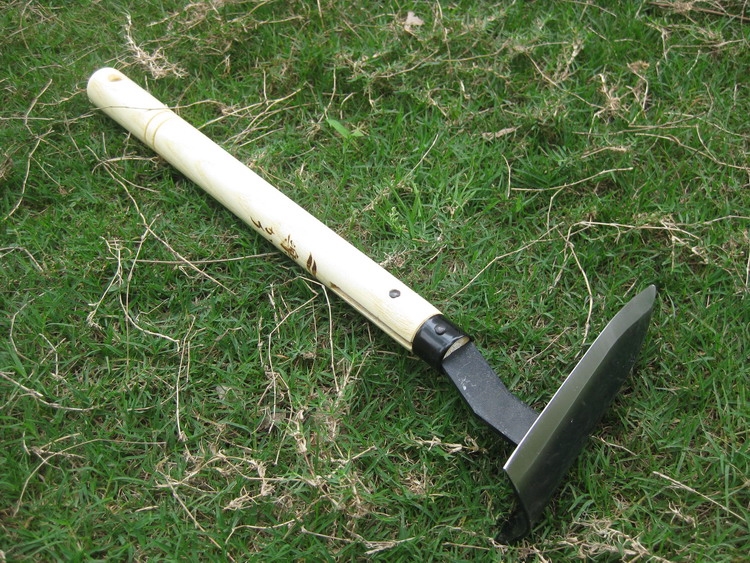 全钢三角锄鹤嘴锄尖嘴锄考古工具碳钢园艺花卉铲土锄头种花种菜