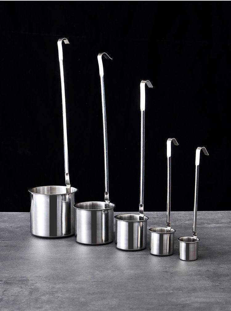 白酒取酒器不锈钢酒提子打酒器加厚酒勺子小口径漏斗酒吊子油提长柄