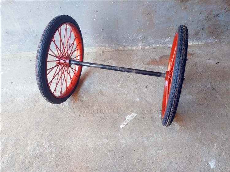 26实心胎死胎手推车工地斗车轮子家用板车环卫车轮胎车轱辘圆钢实心轮