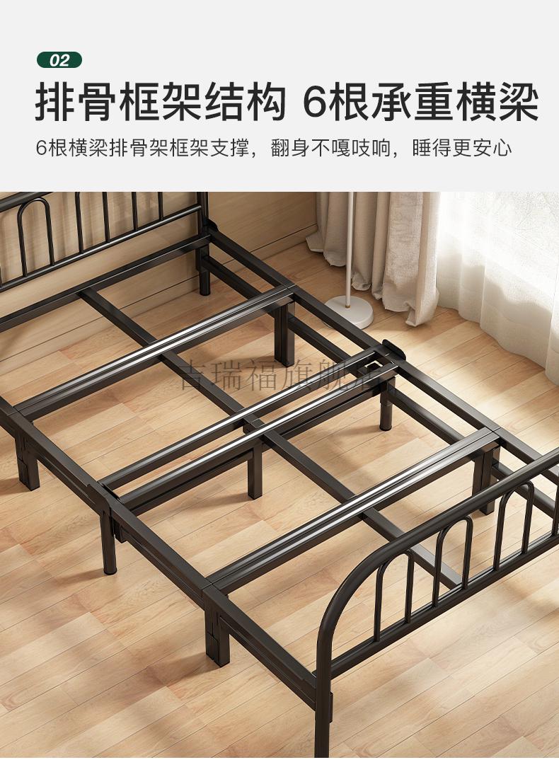 式折叠床隐形床折叠床家用单人床出租房午睡午休床便携简易四折隐藏床