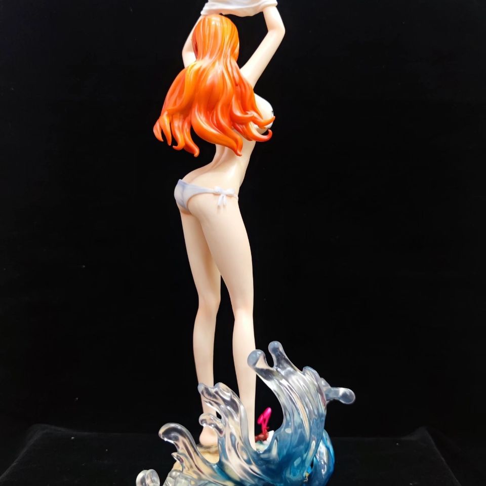 商城动漫 泳装娜美 水着 场景模型玩具生日礼物 pop钢管舞娜美【图片