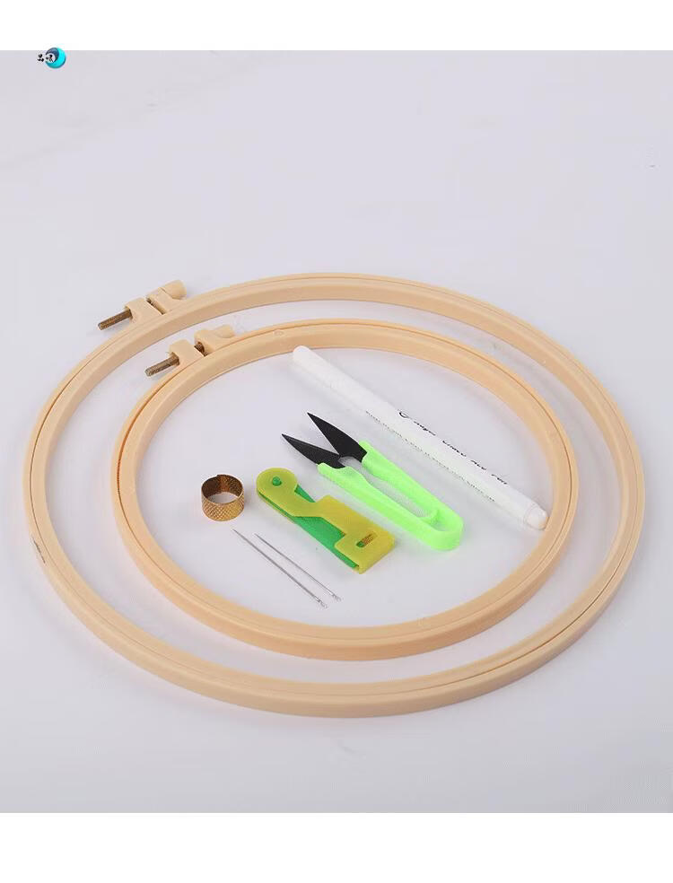 绣花绷圈十字绣绷手工diy工具套装材料绣花刺绣圆形配件固定绣圈框架