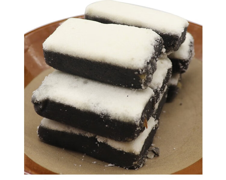 四川眉山仁寿特产芝麻糕378g黑米黑芝麻绿豆桃仁味糕点香甜品桃仁味