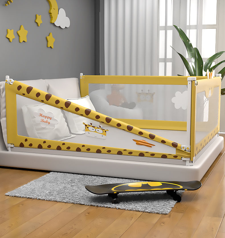 床围栏宝宝防摔防护栏加高床上挡板儿童婴儿通用防掉床护栏小熊猫x1小