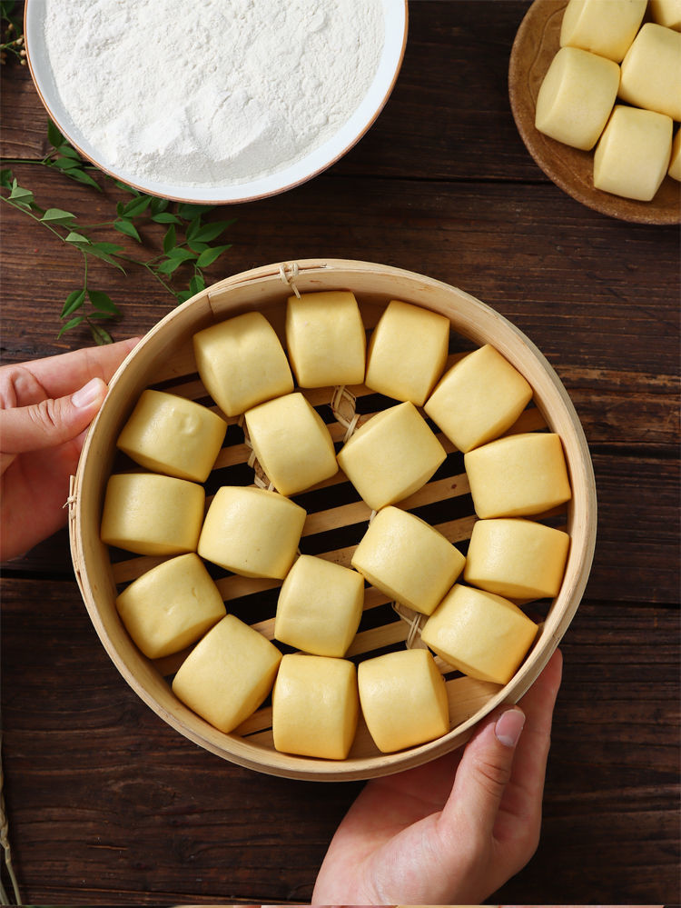 包早餐玉米味儿童面点杂粮包速冻食品半成品点心奶香玉米馒头共4斤g