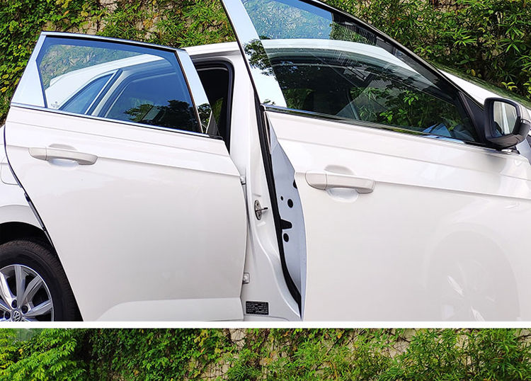 1119款大众polo专用车窗亮条波罗车门装饰条门框边条不锈钢菠萝1418款